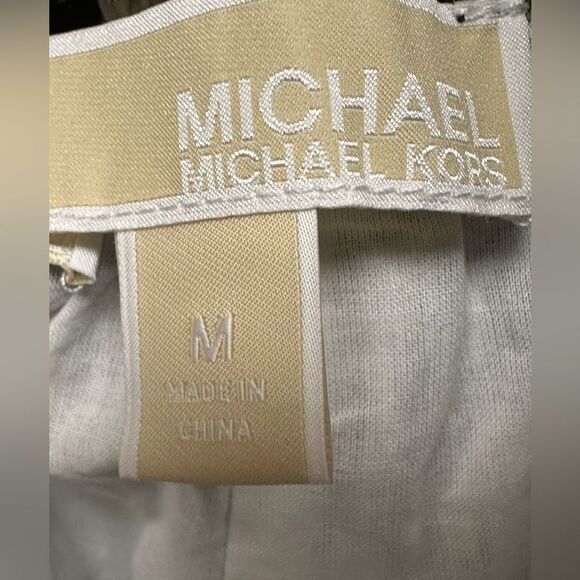 Michael Kors metallic zebra print crop pants - Picture 4 of 7